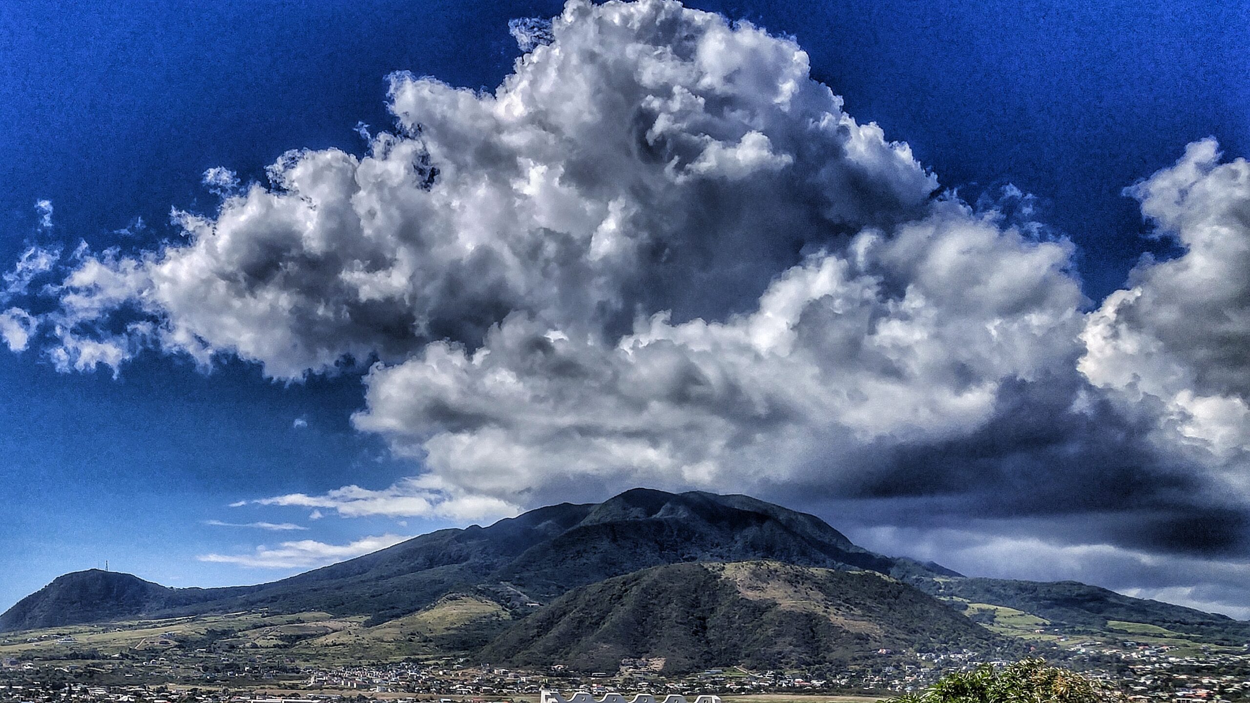 Panoramic View of Basseterre From Frigate Bay Vantage Point